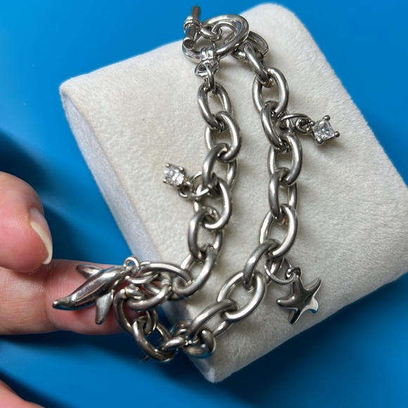 🖤Vtg charms toggle bracelet - Picture 4 of 9